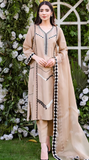 MARIA B - 3PC LAWN EMBROIDERED SHIRT WITH ORGANZA EMBROIDERED DUPPATA