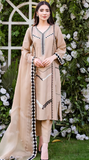 MARIA B - 3PC LAWN EMBROIDERED SHIRT WITH ORGANZA EMBROIDERED DUPPATA