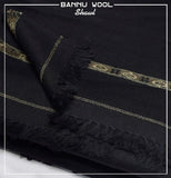 Men's Pure Wool Shawl Original Alhaam 100% | Black