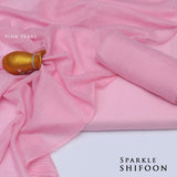 Sparkle Shifoon 3-Piece Suit  - Pink Pearl