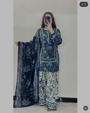 Bin Saeed Printed Lawn 3 Piece Unstitched Suit BS -011 Summer Collection