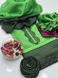 Shamoze Silk Digital Tye ‘N’ Dye 3pc Unstitched Suit - 171