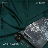 Alhaam Presents 100% Pure Super Luxury Regent Wash & Wear - Green