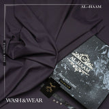 Alhaam Presents 100% Pure Super Luxury Regent Wash & Wear - Dark Purple