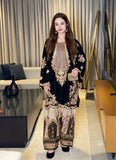 PREMIUM UNSTITCHED 2-PIECE SILK COLLECTION - AS03 - Black