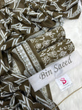 Bin-Saeed Printed Lawn 3 Piece Unstitched Suit BS - 006