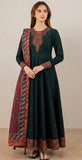 JAZMIN - 3PC Unstitched Dhanak Embroidered Shirt with Printed Wool Shawl - D10