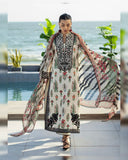 Shamoze Silk Digital Tye ‘N’ Dye 3pc Unstitched Suit - 177