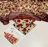 Printed Lawn With Shifoon Dupatta 3 Piece Unstitched Suit - Summer Collection - A 011