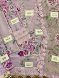 Iznik- Printed Patch Emb Lawn 3 Piece Unstitched Suit MI 102A Summer Collection