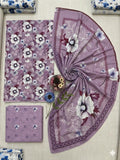 Printed Lawn 3 Piece Unstitched Suit Y -101 Summer Collection