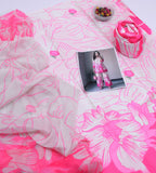 Shamoze Silk Digital Tye ‘N’ Dye 3pc Unstitched Suit - 222