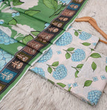 Printed Lawn With Shifoon Dupatta 3 Piece Unstitched Suit - Summer Collection - B 03