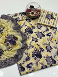 Printed Lawn 3 Piece Unstitched Suit Y -118 Summer Collection