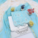 Bareeze Lawn Boring Work Shirt 3PC Embroiderey Best Quality Summer Collection - BD46
