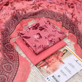 Printed Lawn With Shifoon Dupatta 3 Piece Unstitched Suit - Summer Collection - A 021