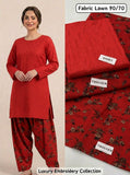Lawn 2pc Chikenkari Embroidery With Printed Trouser - 919