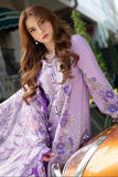 NUREH - 3PC Unstitched Dhanak Embroidered Shirt with Printed Wool Shawl - D03