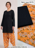 Lawn 2pc Chikenkari Embroidery With Printed Trouser - 927