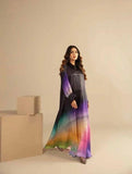 Shamoze Silk Digital Tye ‘N’ Dye 3pc Unstitched Suit - 141
