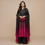 Shamoze Silk Digital Tye ‘N’ Dye 3pc Unstitched Suit - 212