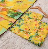 Printed Lawn With Shifoon Dupatta 3 Piece Unstitched Suit - Summer Collection - B 09