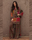 Shamoze Silk Digital Tye ‘N’ Dye 3pc Unstitched Suit - 142