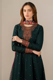 JAZMIN - 3PC Unstitched Dhanak Embroidered Shirt with Printed Wool Shawl - D10