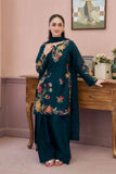 Aisling- 3PC Unstitched Dhanak Embroidered Shirt with Printed Wool Shawl - D13