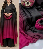 Shamoze Silk Digital Tye ‘N’ Dye 3pc Unstitched Suit - 212