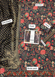Maria.B. Silk Unstitched 3PC Heavy Embroidery Suit - D125