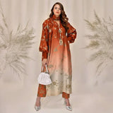 Shamoze Silk Digital Tye ‘N’ Dye 3pc Unstitched Suit - 205