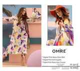 Printed Lawn With Shifoon Dupatta 3 Piece Unstitched Suit - Summer Collection - B 06