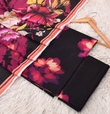 Printed Lawn With Shifoon Dupatta 3 Piece Unstitched Suit - Summer Collection - B 07