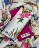 Digital Printed Shirt with Plain Trouser 2PC Suit - Summer Essentials - IB44