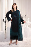 JAZMIN - 3PC Unstitched Dhanak Embroidered Shirt with Printed Wool Shawl - D06