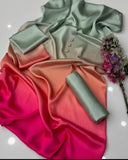 Shamoze Silk Digital Tye ‘N’ Dye 3pc Unstitched Suit - 168
