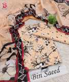 Printed Lawn 3 Piece Unstitched Suit Y -106 Summer Collection