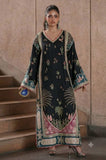 ETHNIC - Kaftan Luxury Silk 2-Piece Embroidered Unstitched Suit - 024