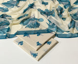 Printed Lawn With Shifoon Dupatta 3 Piece Unstitched Suit - Summer Collection - A 006