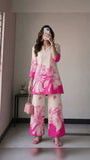 Shamoze Silk Digital Tye ‘N’ Dye 3pc Unstitched Suit - 222