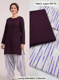 Lawn 2pc Chikenkari Embroidery With Printed Trouser - 931