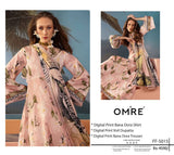 Printed Lawn With Shifoon Dupatta 3 Piece Unstitched Suit - Summer Collection - B 01