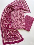 Printed Lawn With Shifoon Dupatta 3 Piece Unstitched Suit - Summer Collection - B 024