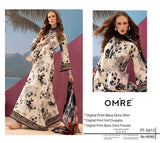Printed Lawn With Shifoon Dupatta 3 Piece Unstitched Suit - Summer Collection - B 05
