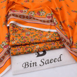 Printed Lawn 3 Piece Unstitched Suit Y -502Summer Collection