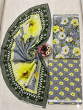 Printed Lawn 3 Piece Unstitched Suit Y -123 Summer Collection