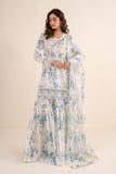 Maria.B. Silk Unstitched 3PC Heavy Embroidery Suit - D124