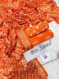 Bin-Saeed Printed Lawn 3 Piece Unstitched Suit BS - 017