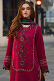 CHARIZMA - 3PC Unstitched Dhanak Embroidered Shirt with Printed Wool Shawl - D08